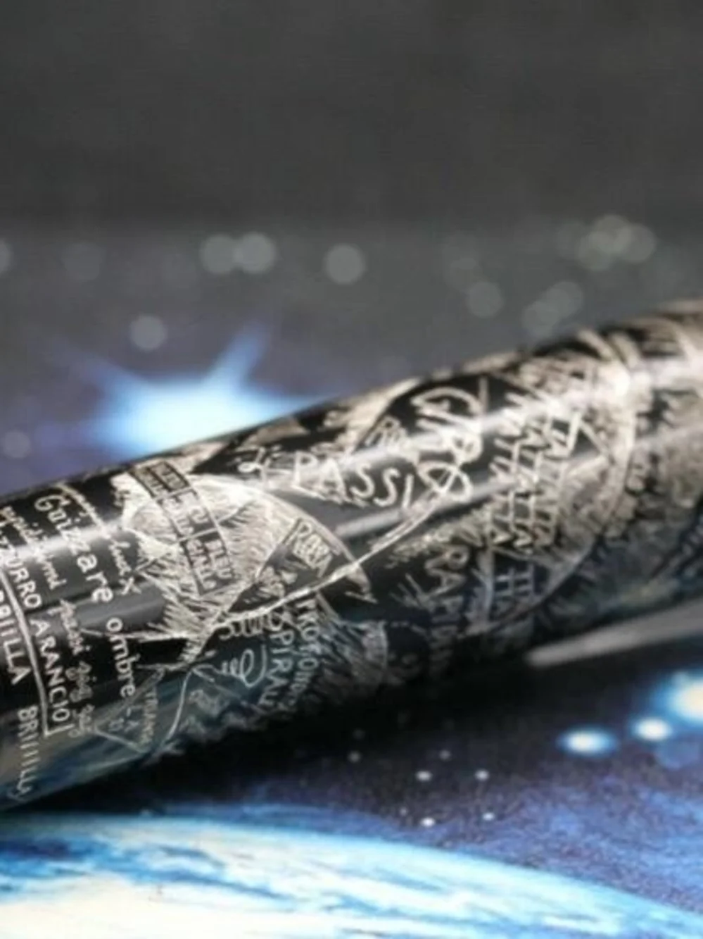 New Visconti 1913 Vallecchi Lacerba Rollerball Pen Palladium Sterling Silver